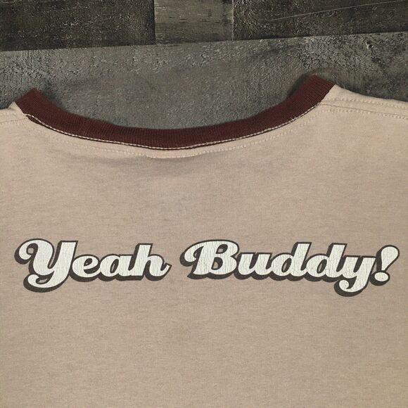 Vintage 2003 The Brak Show Cartoon Graphic Ringer T Shirt Adult Swim Brown Large - Picture 6 of 16